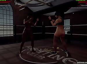 Leticia VS Ferra (Naked Fighter 3D)