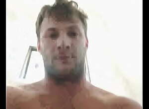 Jon Karlsson Rugbyman Masturbates by video call on