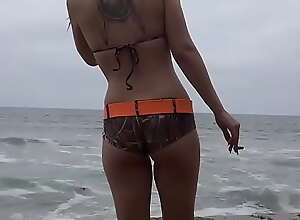 Smokin Bikini At the Beach