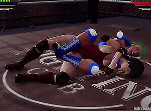 Riley Blacke VS Tundra (Naked Fighter 3D)
