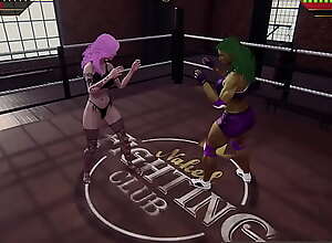 Cassie VS Jennifer Walters (Naked Fighter 3D)