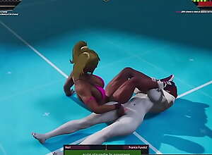 Neri VS Frankie Fuxalot (Naked Fighter 3D)
