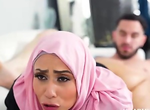 Curvaceous Arab mom seduced stepson into some deep