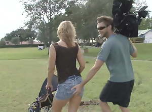 Blond Soccermom Pickup - complying strenuous and
