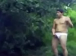 guy jacking in woods busted by park ranger