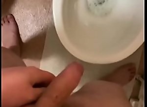 Compilation wanking in public toilets and peeing..