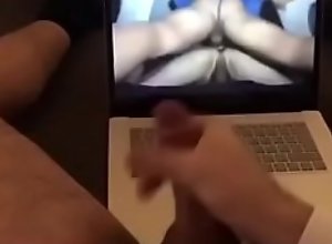 Greek Hunk Shoots Cum on My Ass to my Porn Video