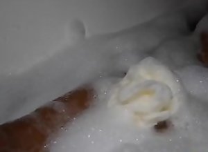 Skinny Ladyboy Venus Takes Bath And Gives Blowjob