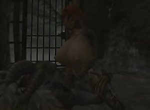 [Skyrim] Quimvee gets fucked by Rieklings