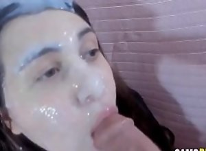 Big Messy Facial Cumshots All Over Face  and xxx