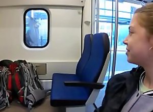 REAL PUBLIC BLOWJOB IN THE TRAIN you can chat..