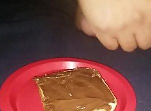 Cum Blasting my Nutella toast 