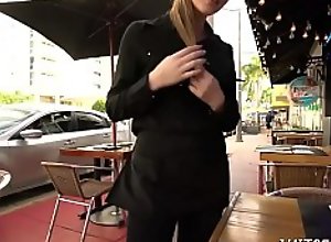 Fucking with a strange waitress
