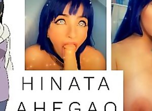 Hinata Ahegao Blowjob - Hot Cosplay Girl Big boobs